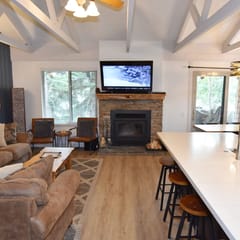 #142 A corner unit with a view of Mammoth Mountain from the dining area